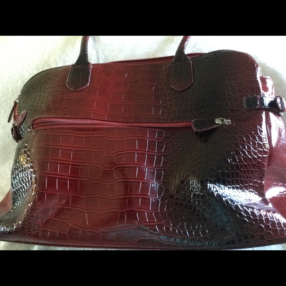 Beautiful Red & Black Tote